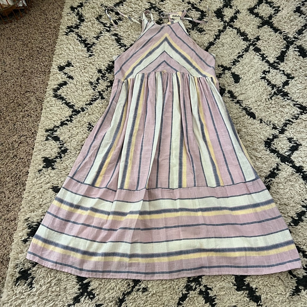Listicle Maxi halter dress size L